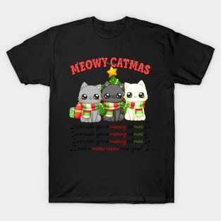 We Wish You A Meowy Christmas T-Shirt